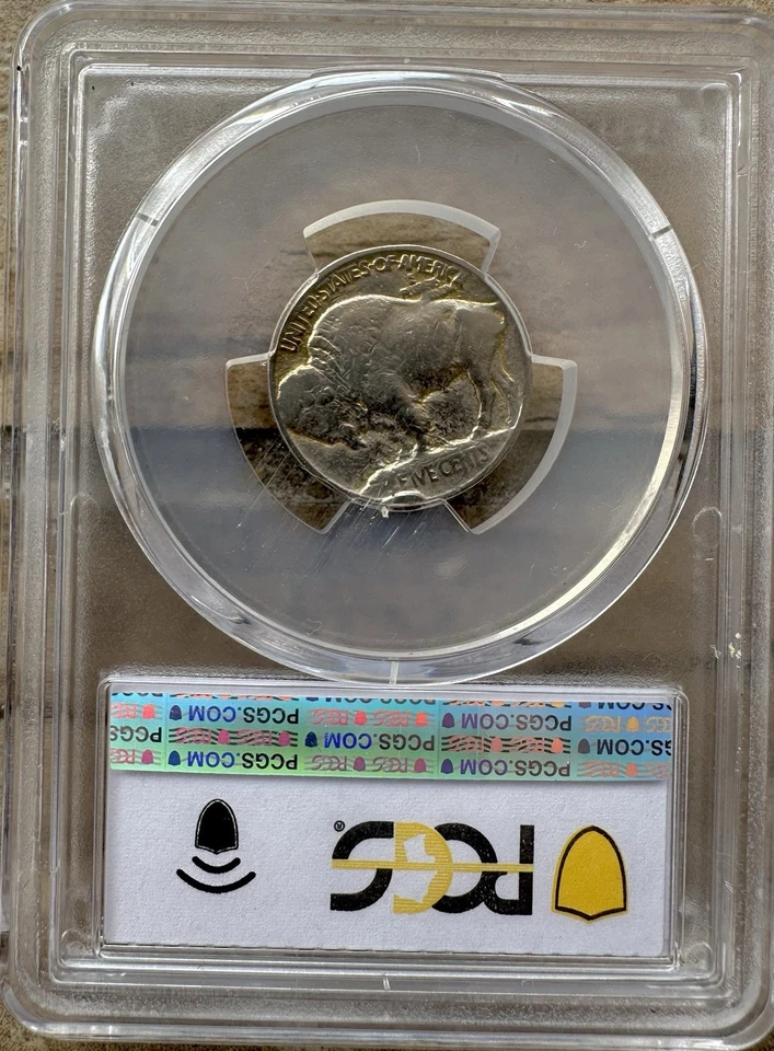 🔥1913 Type 1 Buffalo Nickel PCGS F Rotated Die Error Mount Removed - Image 3 of 3