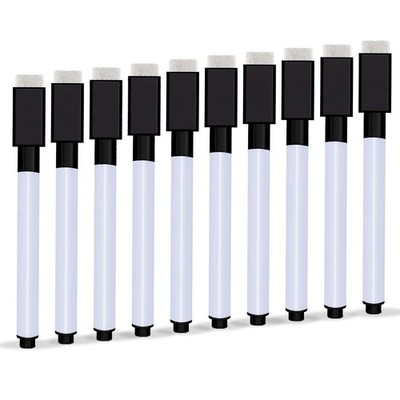 10 pcs Whiteboard Markers Magnetic Whiteboard Pens Fine Tip White Board Pens