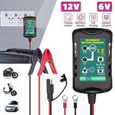 Automatic Battery Charger Maintainer Motorcycle Trickle Float For Tender 6v 12v