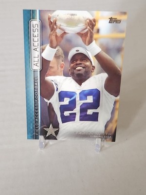 2015 Topps Field Access - All Access Emmitt Smith #AAA-ES Blue /99
