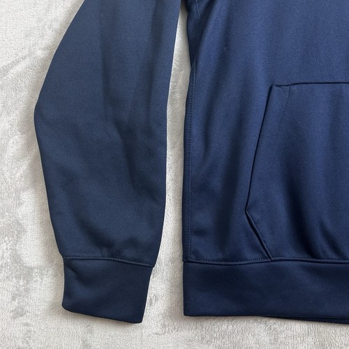 Marquette Golden Eagles Sweatshirt Men Small Blue Jordan Nike Center Logo Hoodie - Picture 4 of 11