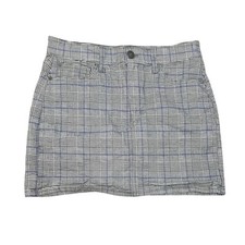 American Eagle HighRise Mini Skirt Women 6 Plaid Preppy School Girl SuperStretch
