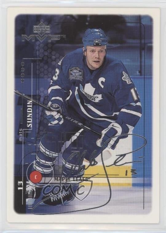 1998-99 Upper Deck MVP Silver Script Mats Sundin #195 HOF 1u6