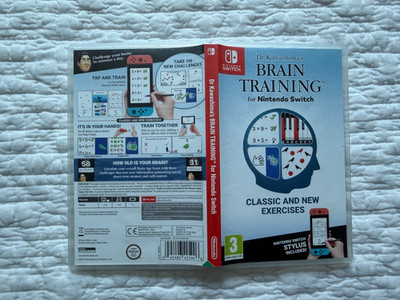 Nintendo Switch Dr Kawashima s Brain Training GAME No Stylus REGION FREE