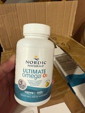 Nordic Naturals Ultimate Omega-D3 Softgels, Lemon, 1280 mg, Fish Oil 120 Ct