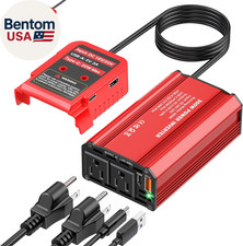 300W Power Inverter Compatible with Milwaukee M18 Battery - DC 18V to AC 110V Ba