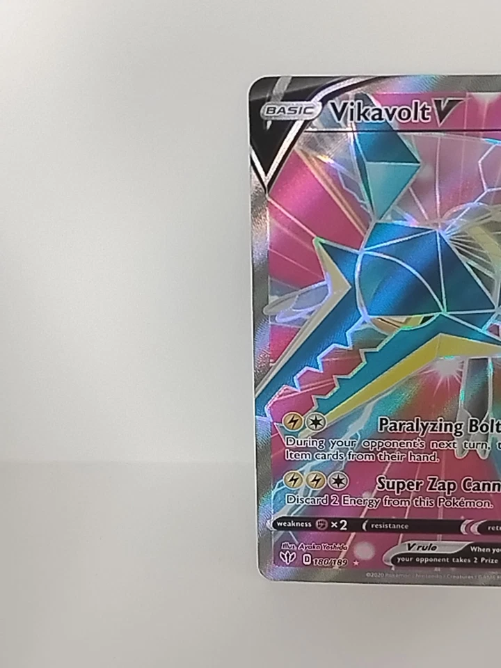 2020 Pokemon Vikavolt V Full Art Holo Dark Ablaze 180/189 - Image 3 of 4