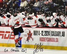 Julia GOSLING Signed 8x10 Photo! Team Canada Women’s Hockey! GO Canada GO! W/COA