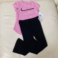 Nike cute pink leggings top pink set