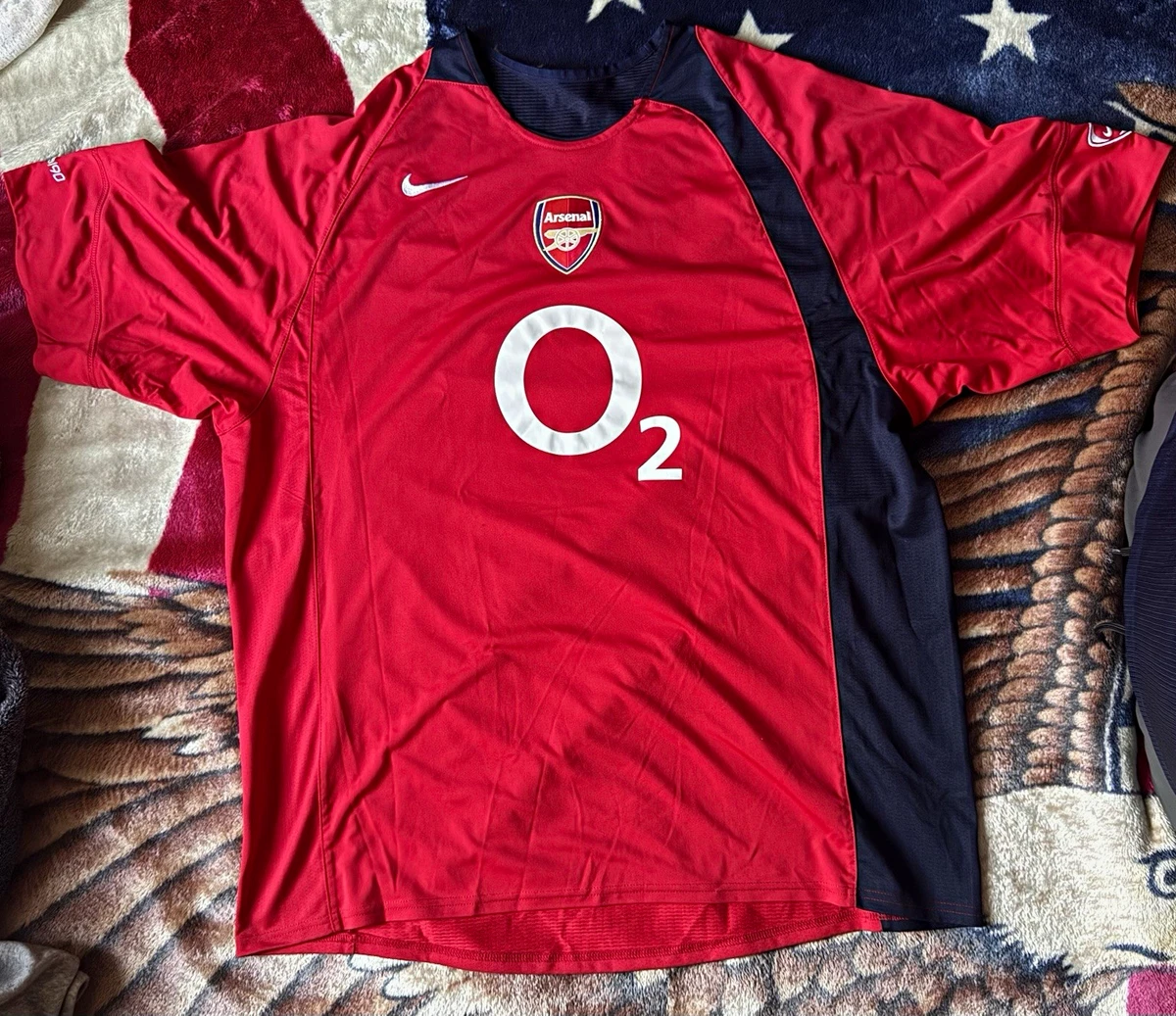  Arsenal FC ユニフォーム オーセンティック　2XL 25+ Arsenal Size 2XL International Club Soccer Fan Jerseys for