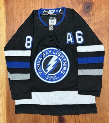 Nikita Kucherov Tampa Bay Lightning Fanatics Alternate Premium Jersey Sz 52 NWT