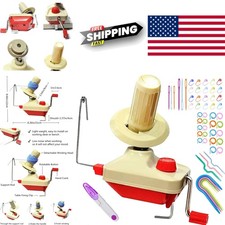 Yarn Ball Winder Convenient Easy Installation Yarn Swift and Ball Winder Combo