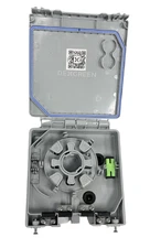 Fiber Optic NID FTTH Box Loaded w/1 SCAPC Adapter, 1 unit