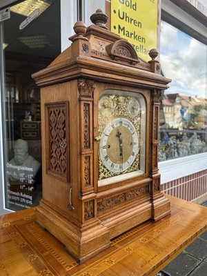 Winterhalder & Hofmeier Kaminuhr Tischuhr Westminsterschlag Bracket clock 70cm
