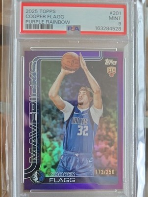 2025-26 Topps - Cooper Flagg #201 Purple Rainbow /250 (RC)