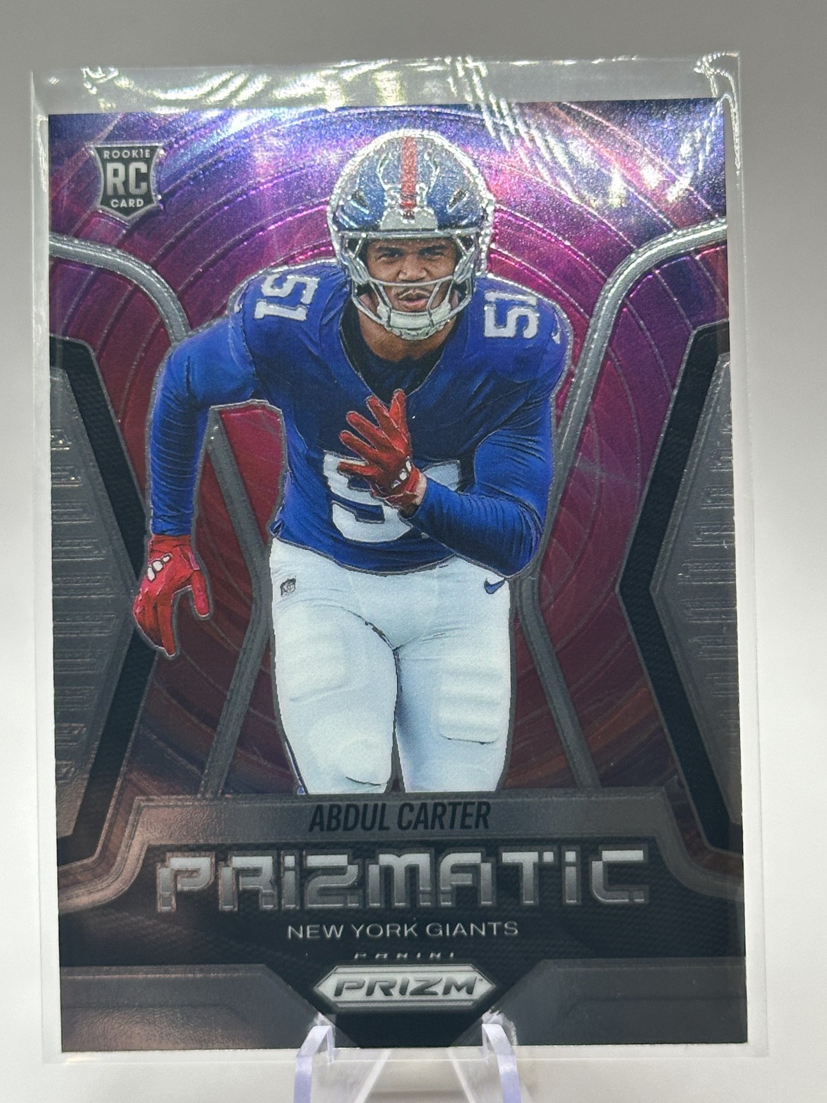 2025 Panini Prizm - Abdul Carter #10 Prizmatic Rookie - New York Giants RC