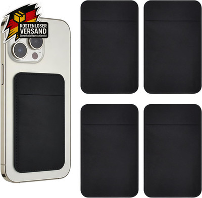 Handy-Kartenhalter Im 4Er-Pack, Kartenhüllen Aus Dehnbarem Stoff, Handy-Rückenau