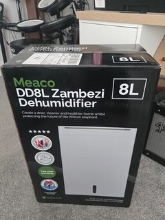 Meaco DD8L Zambezi Desiccant Dehumidifier, Warranty May 28, excellent condition