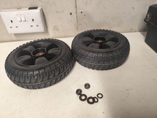 CARECO AIRLITE X MOBILTY SCOOTER REPLACEMENT FRONT WHEELS PAIR 190X60 SOLID