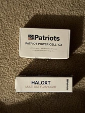 Patriot Solar Power Charger Power Cell And Flashlight