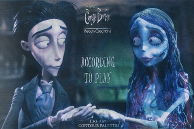 Beauty Creations x Corpse Bride NIB ''According To Plan'' Cream Contour Palette