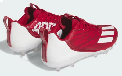 Adidas Size 15 Adizero Spark Team Power Red Cloud White Football