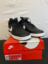 Nike Court Vision Mid CD5436-001 Womens Black White Basketball Sneakers Size 5.5