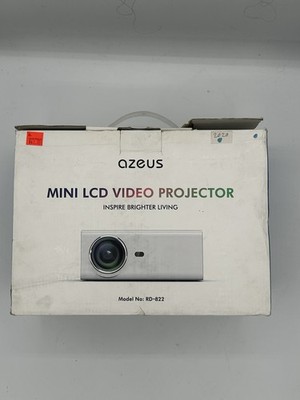 VACASSO Mini LCD Portable Video Movie Projector RD-822 White 5W Open Box