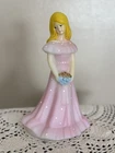 Fenton Glass  Pink  Polka  Dots Bridesmaid  DOLL. D. Cutshaw
