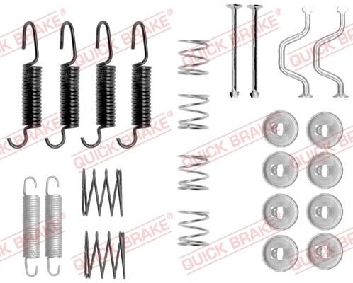 ZubehÖRsatz Feststellbremsbacken Hinten Quick Brake 105 0816 FÜR Lexus Toyota-image