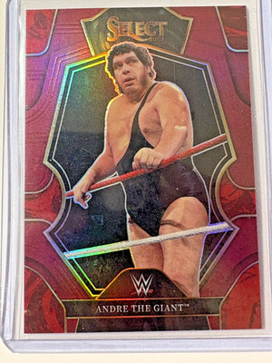 Andre the Giant 2023 Select WWE Prizms Maroon #138 Legend!  HOF! 065/149