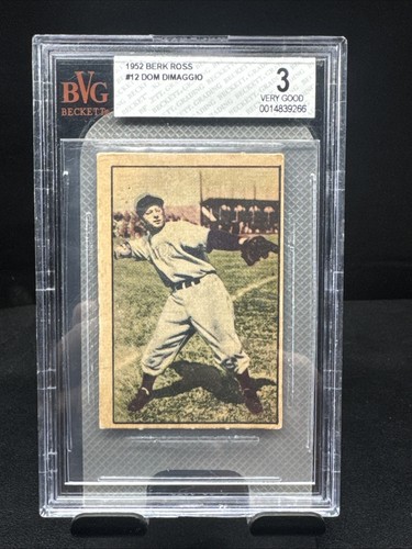 Dom DiMaggio 1952 Berk Ross card