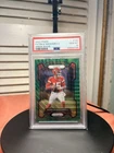 Panini 2023 Prizm Patrick Mahomes II Green Wave Prizm #149 PSA 10 Chiefs