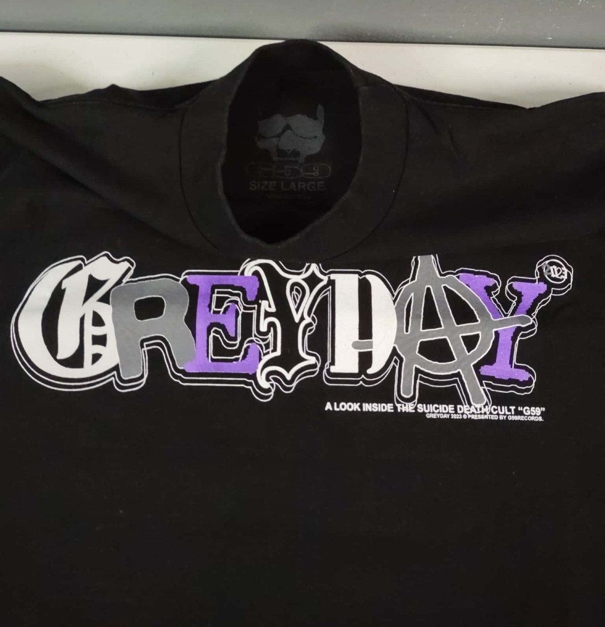 2023 Greyday Suicideboys Tour G59 Black Shirt Size Large Official Merch