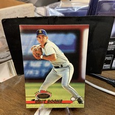 Bret Boone 1993 Topps Stadium Club Baseball #532 MLB Seattle Mariners 2B