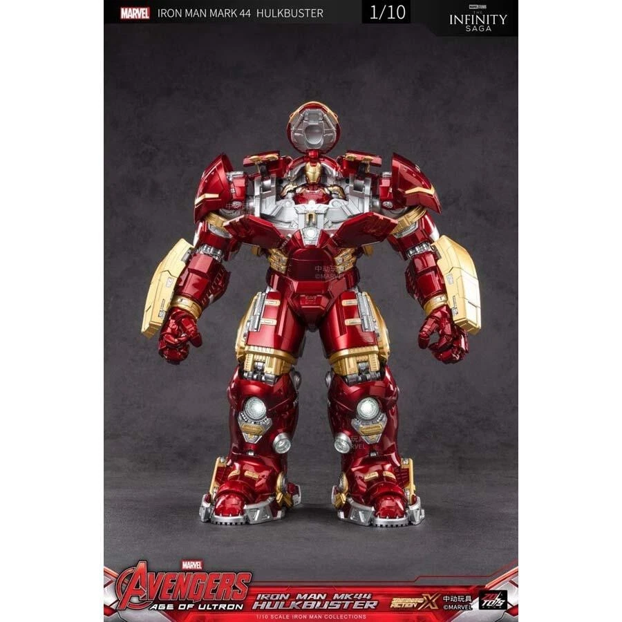 Marvel Avengers Iron Man Mark 44 Hulkbuster Ironman Luz LED Figura Modelo Juguete Foto 4 de 4