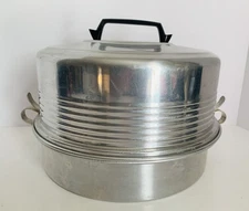 Regal Aluminum Locking Cake Pan Carrier Saver Holder 1960's