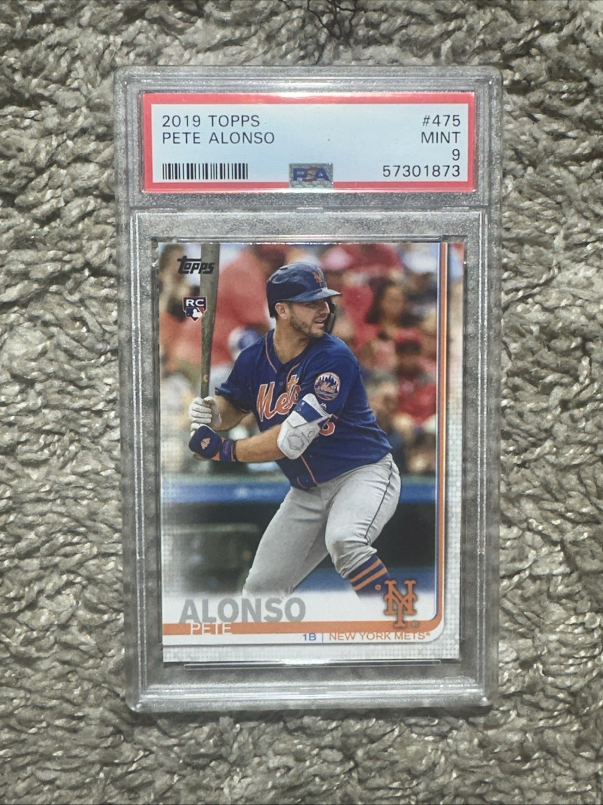 2019 Pete Alonso Topps Rookie PSA 9