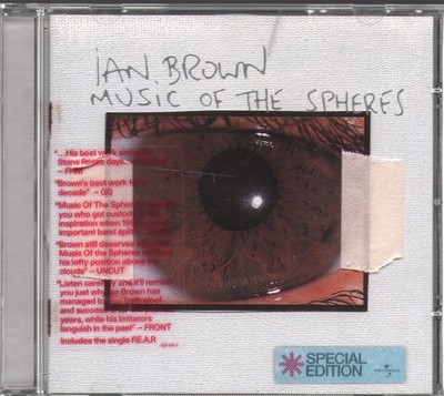 Ian Brown Music of the Spheres CD UK Polydor 2001 CD. Has info sticker on front