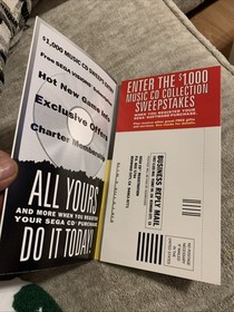 Double Switch Instruction Booklet ONLY! (SEGA CD) Manual 