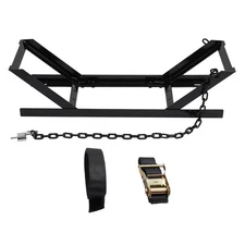Heavy Duty Upgate Adjustable Semi Truck Rack Spare Tire Carrier Mount Holder