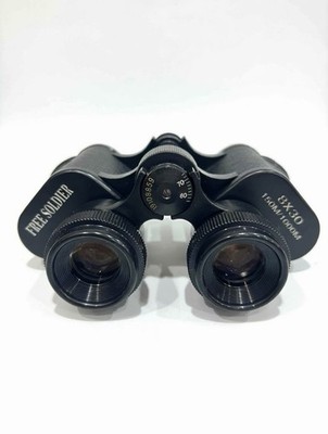Free Soldier 8x30 Binoculars - Russian Style Military Porro Prism - Black