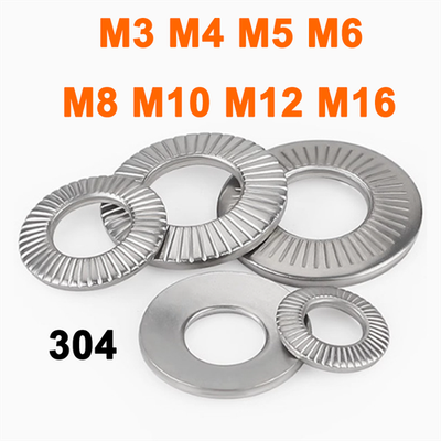 Serrated Safety Lock Washers Din 6798 A External Toothed A2 Stainless Serrated Safety Lock Washers Din 6798 A External Toothed A2 Stainless