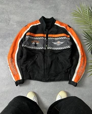 Takano Big logo vintage racing jacket mens size M