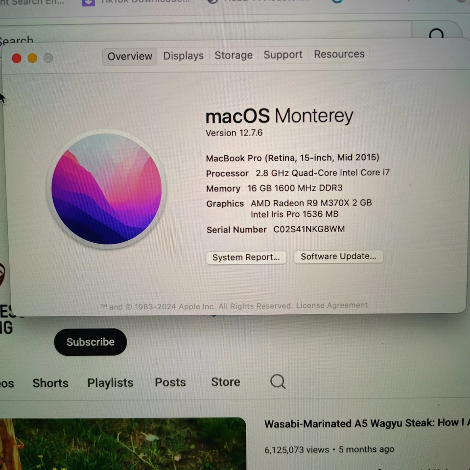 Apple MacBook Pro 15" i7 Retina 16GB 2TB SSD TURBO BOOST INTEL - Image 2 of 4