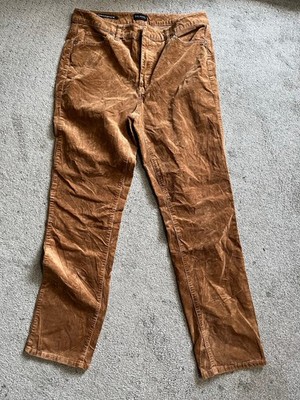 Talbots Women's Camel Brown Corduroy Straight-leg Size 10