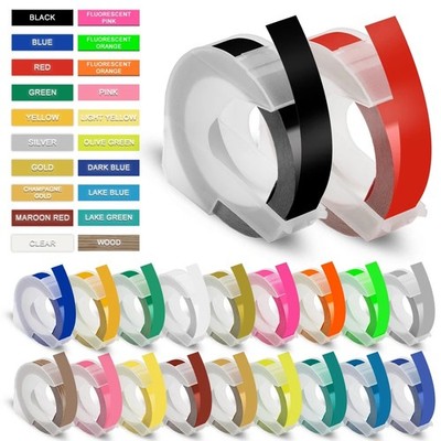 Dymo Omega Embossing Label Maker with Label Tapes 9mm 3D Dymo Junior Embosser