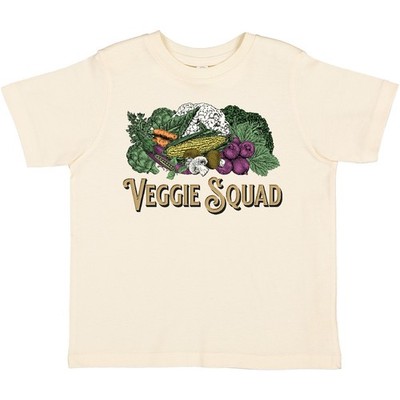Inktastic Veggie Squad Vegan Vegetarian Toddler T-Shirt Vegetable Produce Market