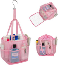 Shower Caddy Portable for College Dorm Room Essentials, Hanging Shower Caddy wit
