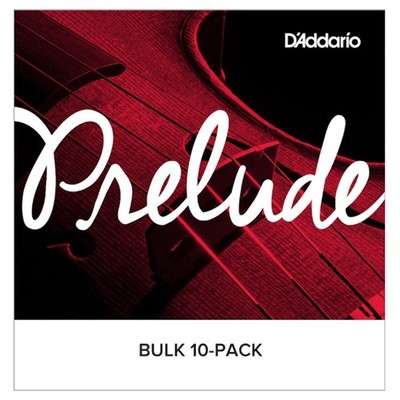 D'Addario Prelude Cello String Set, 3/4 Scale, Medium Tension, Bulk 10-Pack